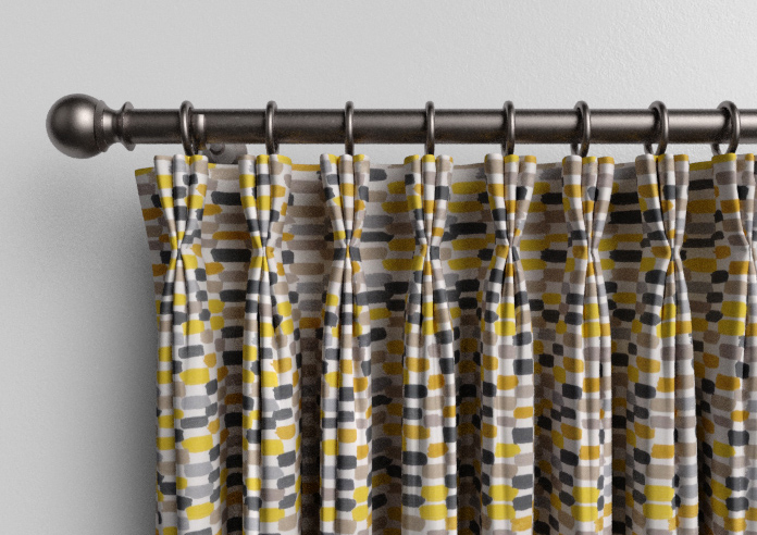 Batik, Saffron - Made to Measure Curtains - Image 11